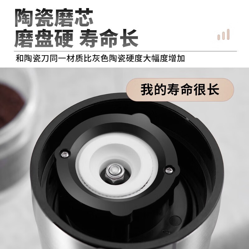 磨豆机PAKCHOICE电动磨豆机手磨咖啡机电动咖啡豆研磨机功能介绍,为什么买家这样评价！