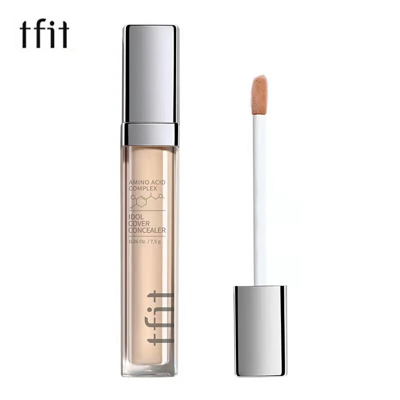 谜尚遮瑕液遮瑕膏bb霜遮瑕棒修容笔遮暇液黑眼圈高光美妆7.5g/支 tfit遮瑕膏01#(亮 肤色) 1片