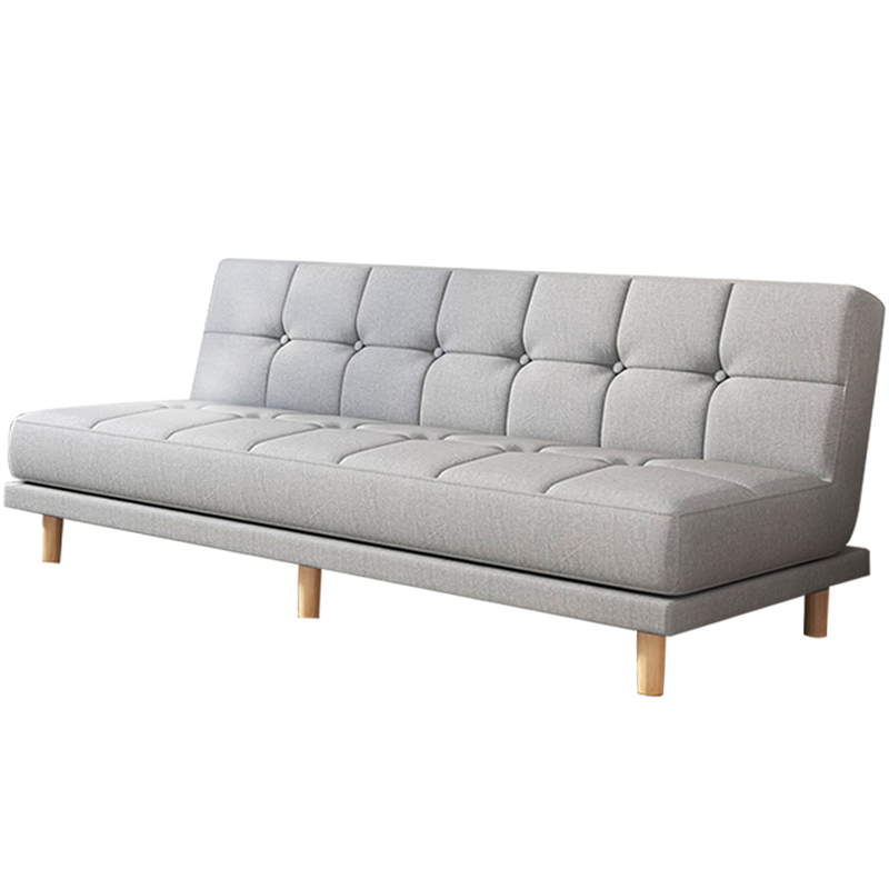 华恺之星 沙发床 两用折叠办公沙发折叠床多功能小户型双人位午休床客厅酒店休闲沙发 S69浅灰色棉麻