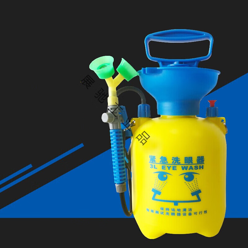 便携式洗眼器工业用验厂洗眼器双口5l5升移动式紧急实验室洗眼器约巢