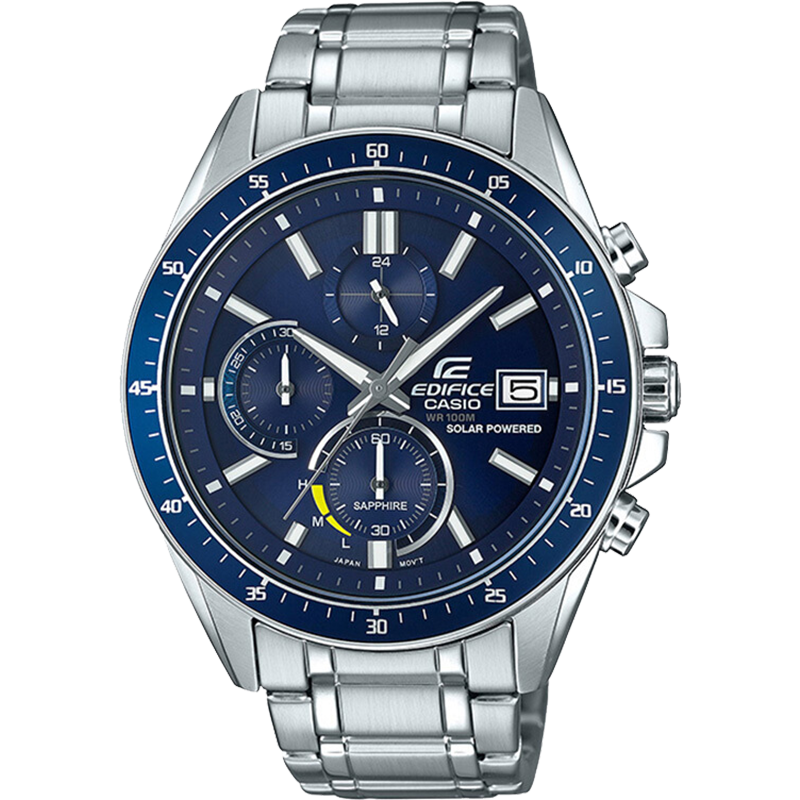 ����ŷ��CASIO���б�EDIFICE����̫����ʯӢ�����м�Լָ���պ���������������� EFS-S510D-2A  ̫��������