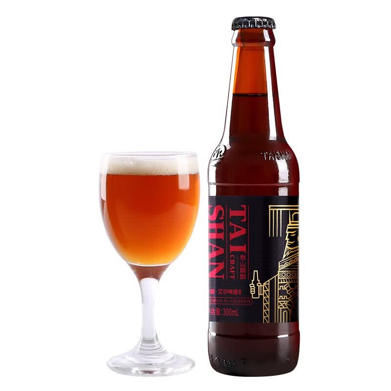 泰山啤酒taishan22度秦皇烈性艾尔300ml6瓶烈性啤酒整箱装dmdegpv