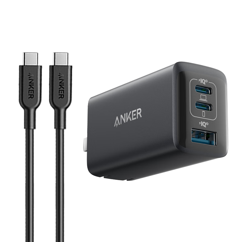 ANKER���� 65W�����س���� PD45W Type-C��� ����iPhone16/ƻ���ֻ�/MacBook�ʼǱ� �������� �� 94.9Ԫ
