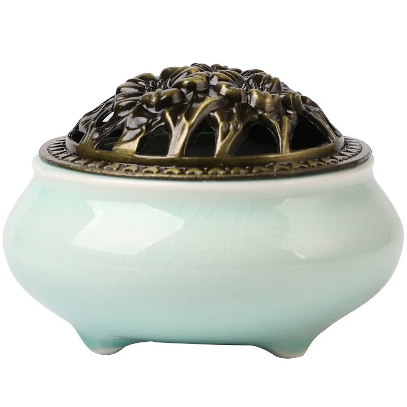 普云檀香沉香睡眠盘香艾草香藏香佛香熏香蚊香薰除臭净味4小时120片  粉青(只发炉颜色随机 0盘 0小时