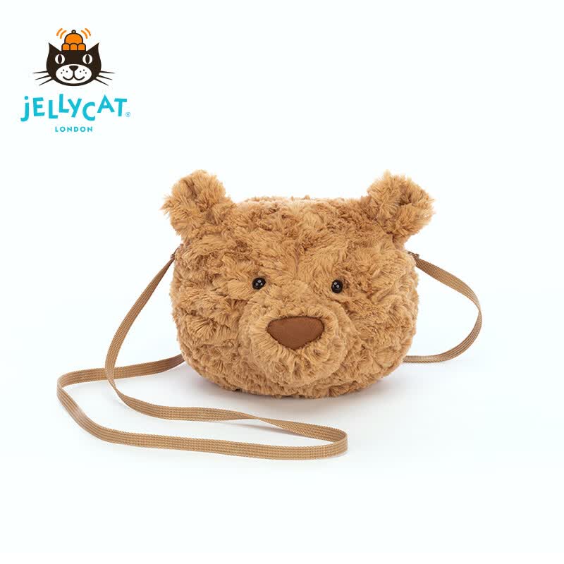 jELLYCAT 2023新品巴塞罗熊包包 可爱毛绒玩具玩偶斜挎包七夕情人节礼物 巴塞罗熊包包 H16 X W18 CM高性价比高么？