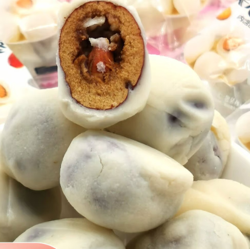 纳嘉新巴旦木奶酪枣美味好吃奶香浓郁新鲜大枣制成青海特色散装称重