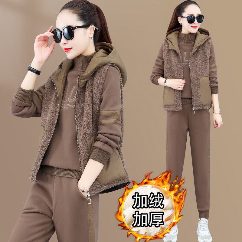 秋冬休闲套装女装,休闲套装女装时尚秋冬-第1张图片-潮百科
