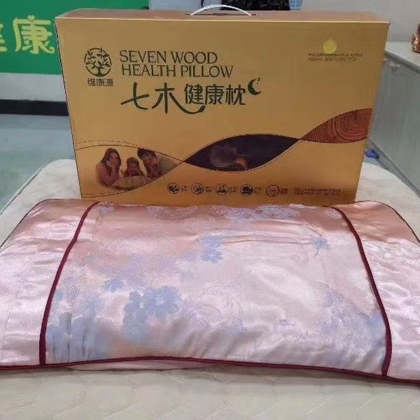 七木健康枕 木枕官网颈椎枕七木枕枫雅七木腰枕 枫雅1个(1个枕芯 1个