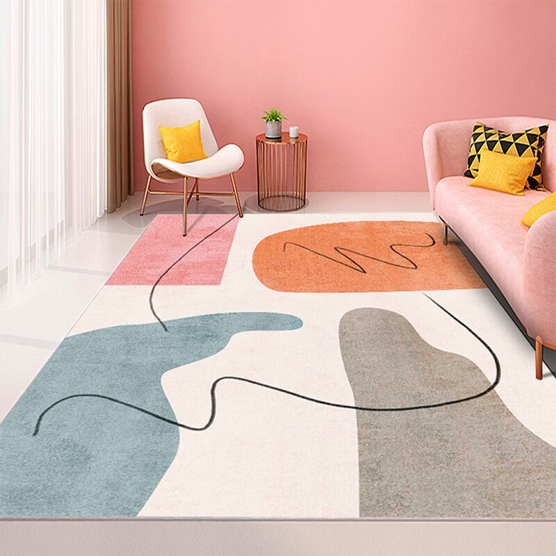 KAYE地毯客厅满铺加厚家用茶几沙发垫大尺寸卧室房间轻奢高级感床边毯 LUX-T29 120x160 cm