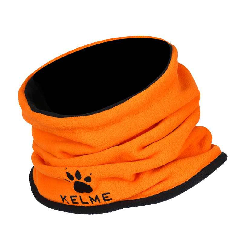 KELME/卡爾美運(yùn)動圍脖男足球訓(xùn)練防寒脖套保暖戶外防風(fēng)青少年面罩 橙色（成人）