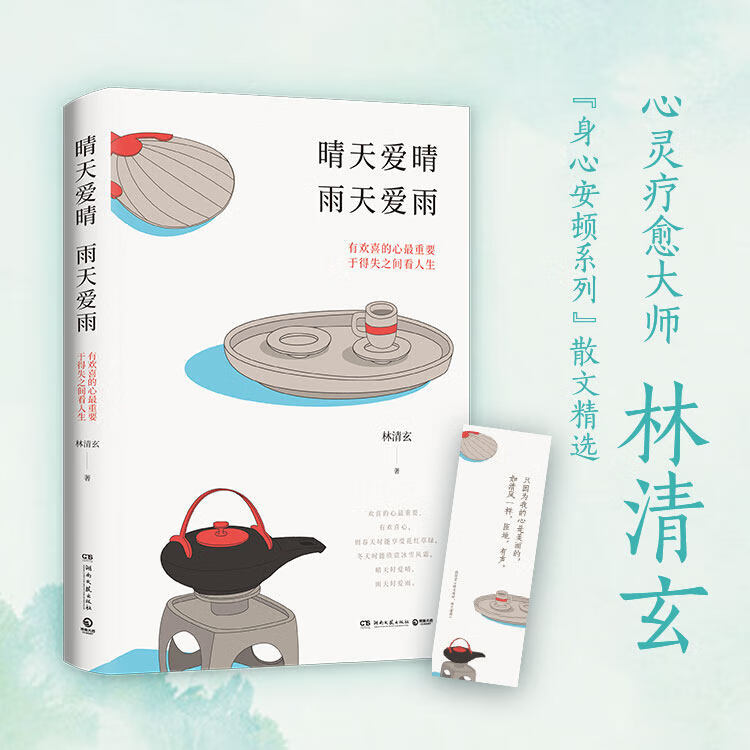 晴天爱晴雨天爱雨 林清玄心灵疗愈大师身心安顿中国现当代散文随笔集