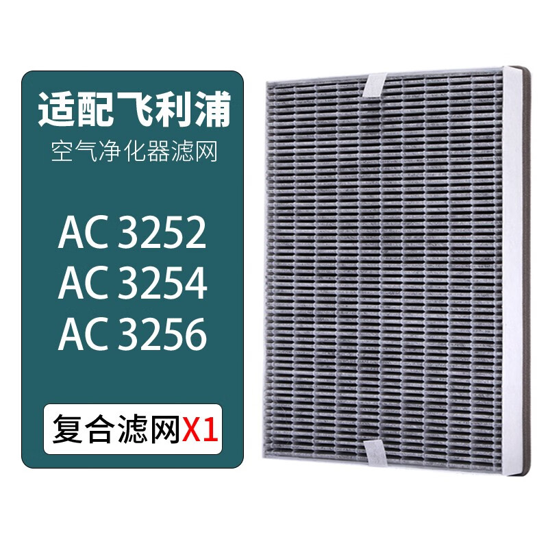杰利普(jielipu)  适配飞利浦空气净化器滤网fy3137配ac3256ac3254ac3