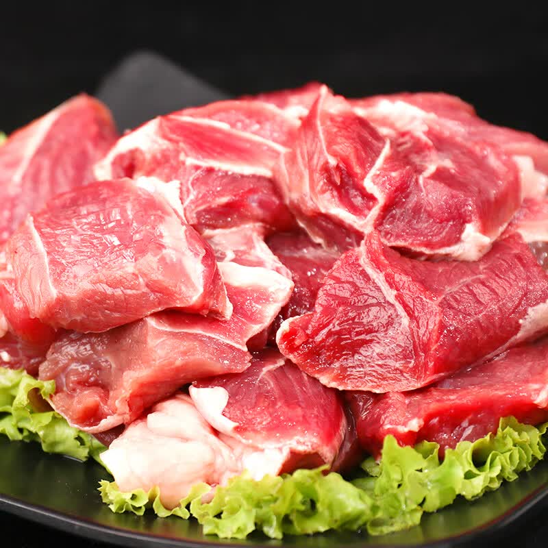 新鲜筋头巴脑新鲜冷冻生牛肉剔骨肉烧烤火锅调理 2斤
