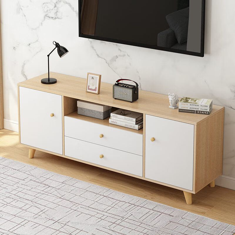 木匠印记电视柜电视机台现代简约客厅仿实木小户型卧室家用电视机柜子