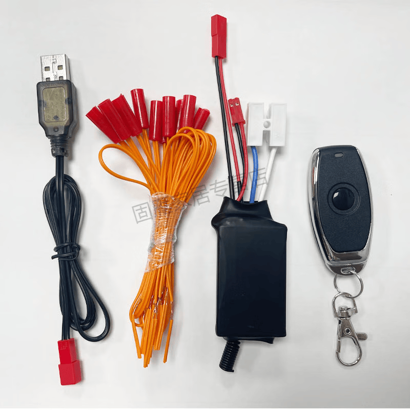 霜魄无线遥控点火可充电开关电子打火机远程遥控小红帽器道具打火机