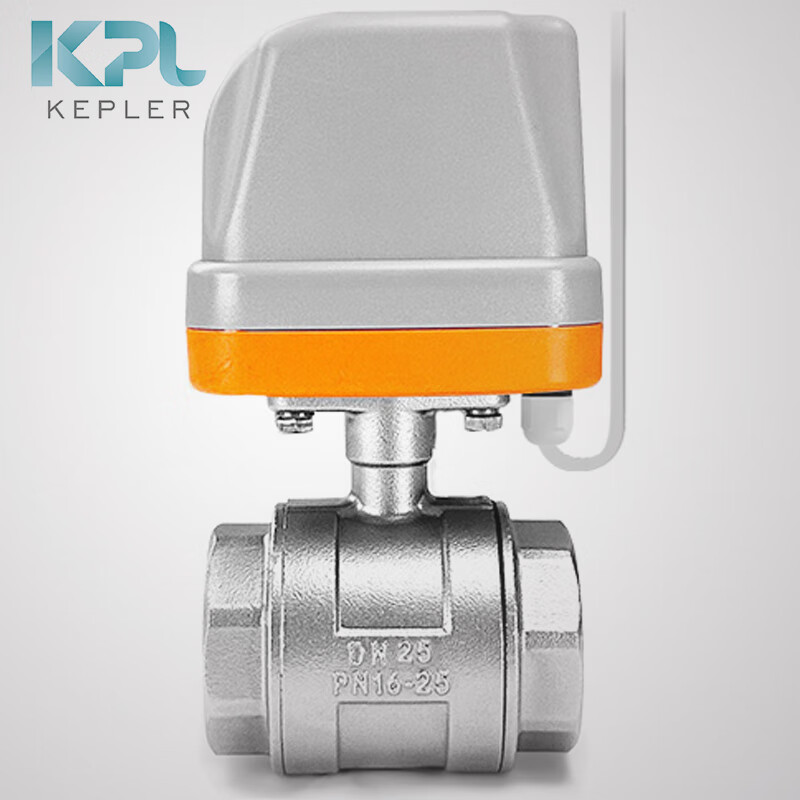 kpmb 开普勒kpl 304不锈钢电动二通球阀220v两线常闭常开球阀24v