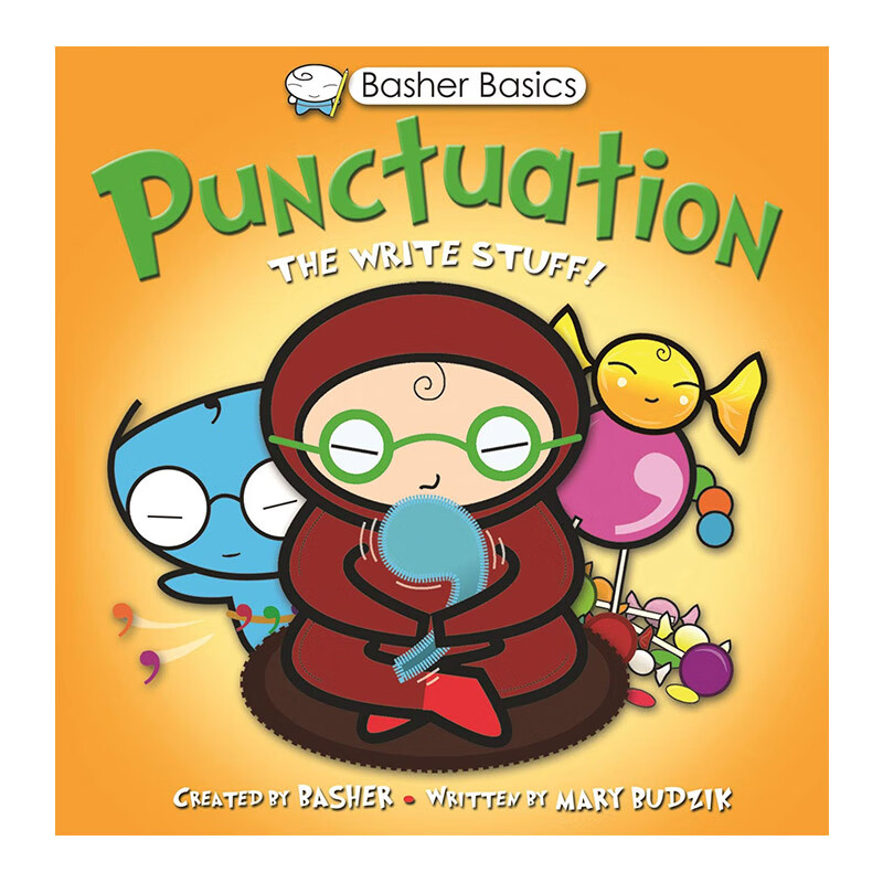 【中图原版】英文绘本 basher basics books punctuation: the wr