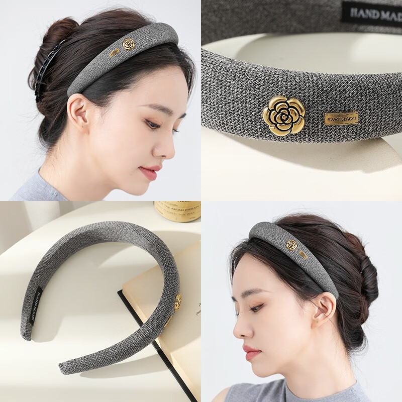 张太太发箍女秋冬季头箍时尚减龄高颅顶显脸小2022年新款洗脸发捆头饰