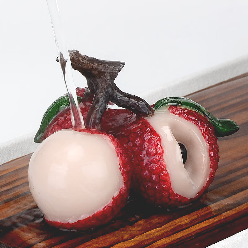 月仙琪 变色荔枝茶宠物摆件精品可养禅意泡茶桌装饰茶台茶道茶具配件