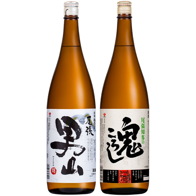 男山日本进口 尾张知多鬼运 低度原装进口洋酒 鬼运酒1.8l 男山1.
