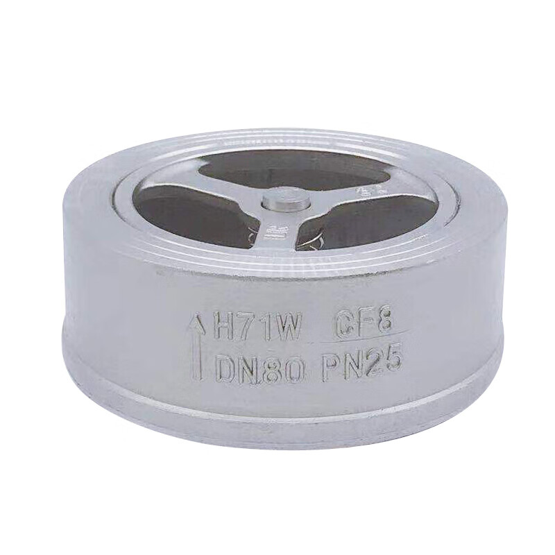 304/不锈钢h71对夹式止回阀 不锈钢单向阀 304 dn15