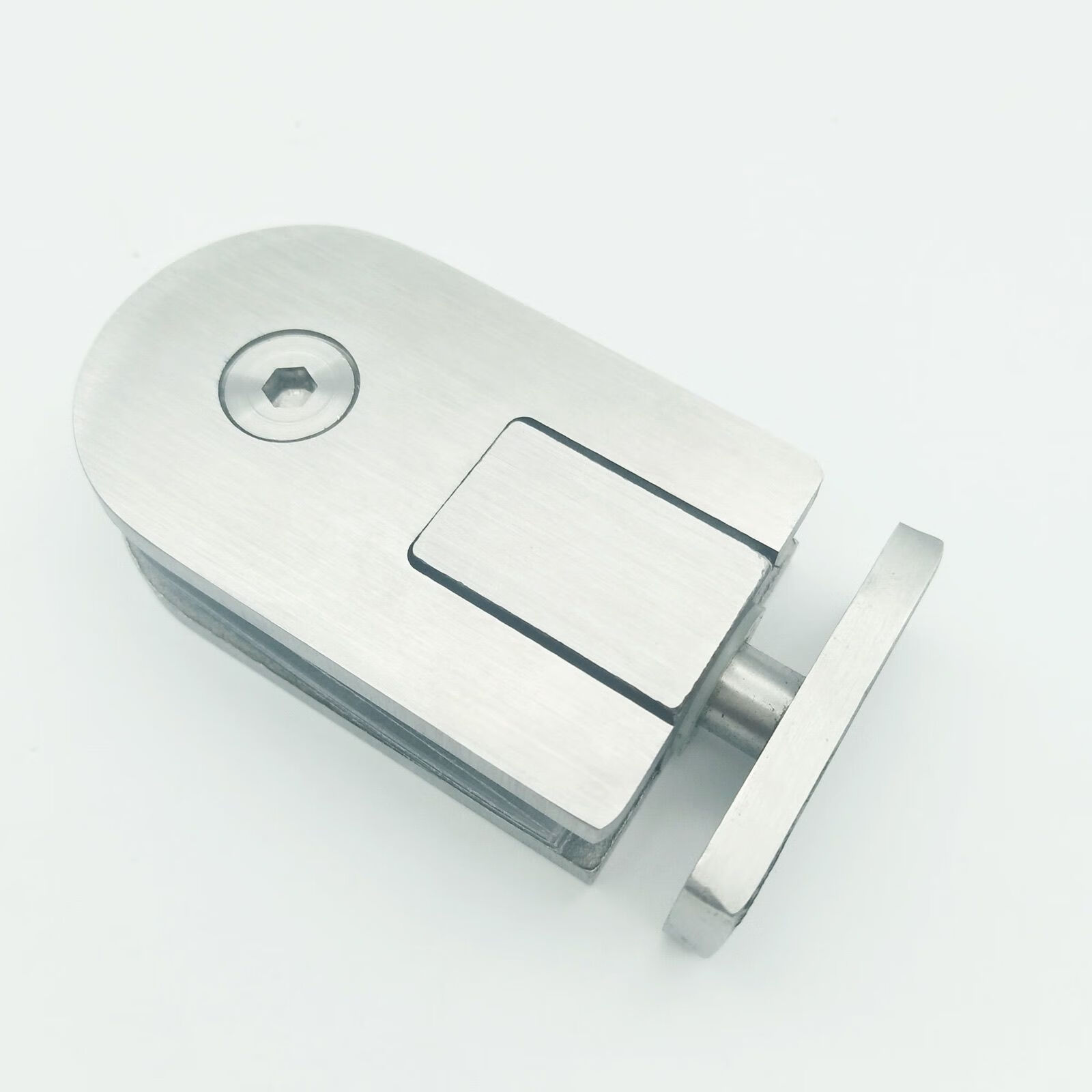 隔断翻窗360度旋转玻璃门上下夹天地铰链天地合页上下门轴 拉丝合页