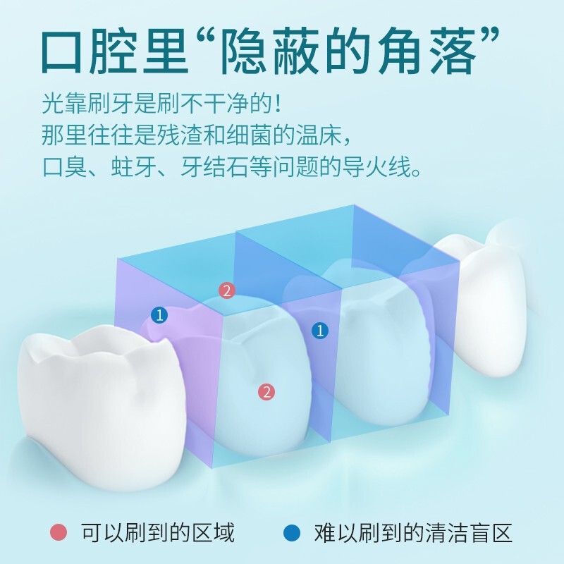 英普利（ENPULY）冲牙器/洗牙器/水牙线/洁牙器正畸适用便携式设计 M6Plus升级款粉色