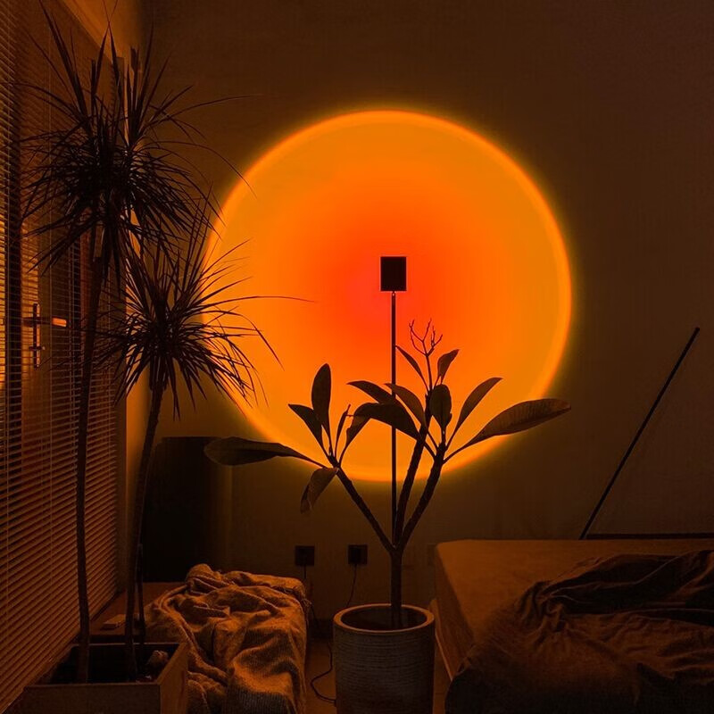 维刚 日落灯夕阳灯 日不落投影灯设计师创意个性网红ins背景氛围灯