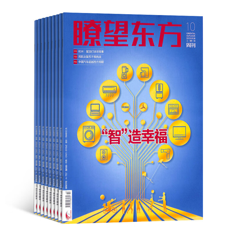 瞭望东方周刊杂志 2023年10月起订 1年26期 杂志铺全年订阅 政治经济文化社会领域重大时政杂志