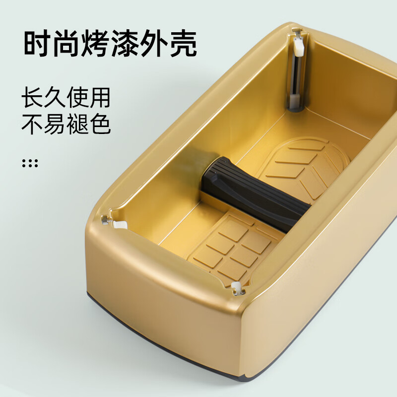 LYSHIYI升级款全自动鞋套机家用家庭清洁一次性脚套鞋膜机 【升级款】香槟金(含200鞋套)