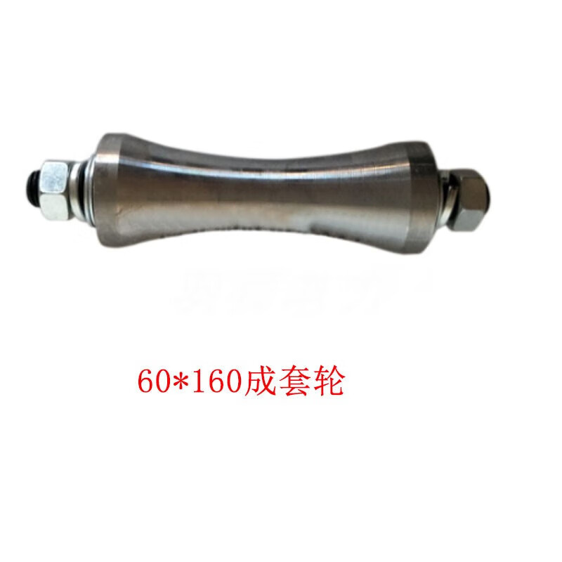 千惠侬申然 拉电缆放线滑轮直跑转角起重型不锈钢行吊轮电力穿管三联井 成套轮60*160