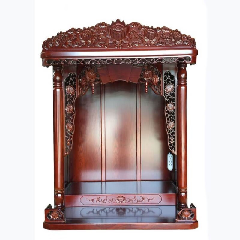 书慧木业新中式佛龛吊柜 祖先神台神柜财神爷神龛招财家用 佛柜香龛