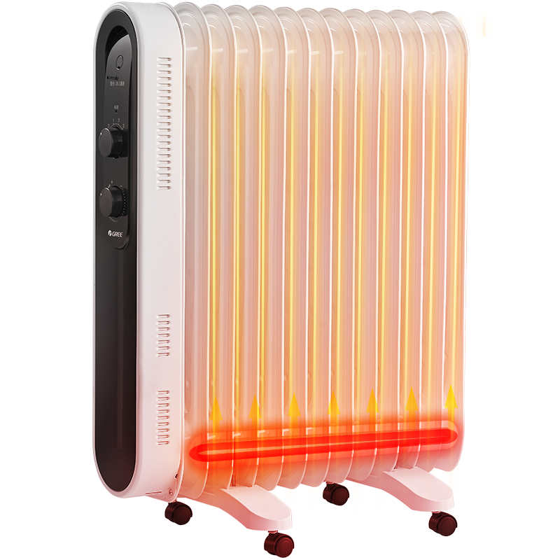 格力（GREE）取暖器 /电暖器/电暖气片家用 13片静音速热电热油汀NDY18-X6121