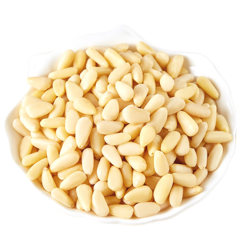 都市余味原味松子仁生熟2023年新货去壳松子大颗粒东北松籽仁松仁烘焙