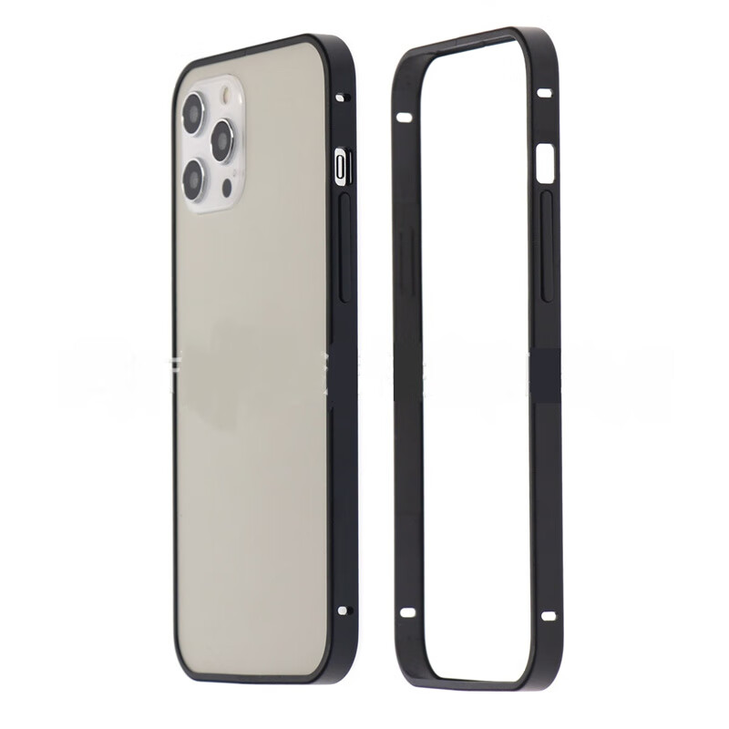 铝合金手机壳 适用于苹果12promax边框铝合金12/11直边xsmax金属 金属