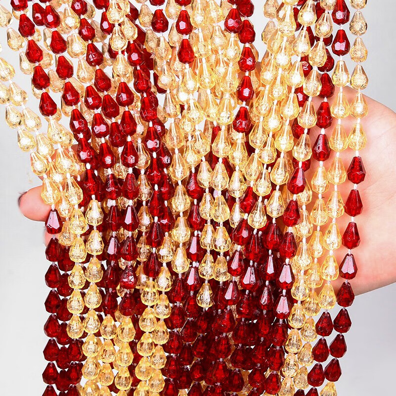 素酷门帘珠帘隔断帘 珠子帘塑料 挂帘成品客厅卧室玄关装饰帘子 默认