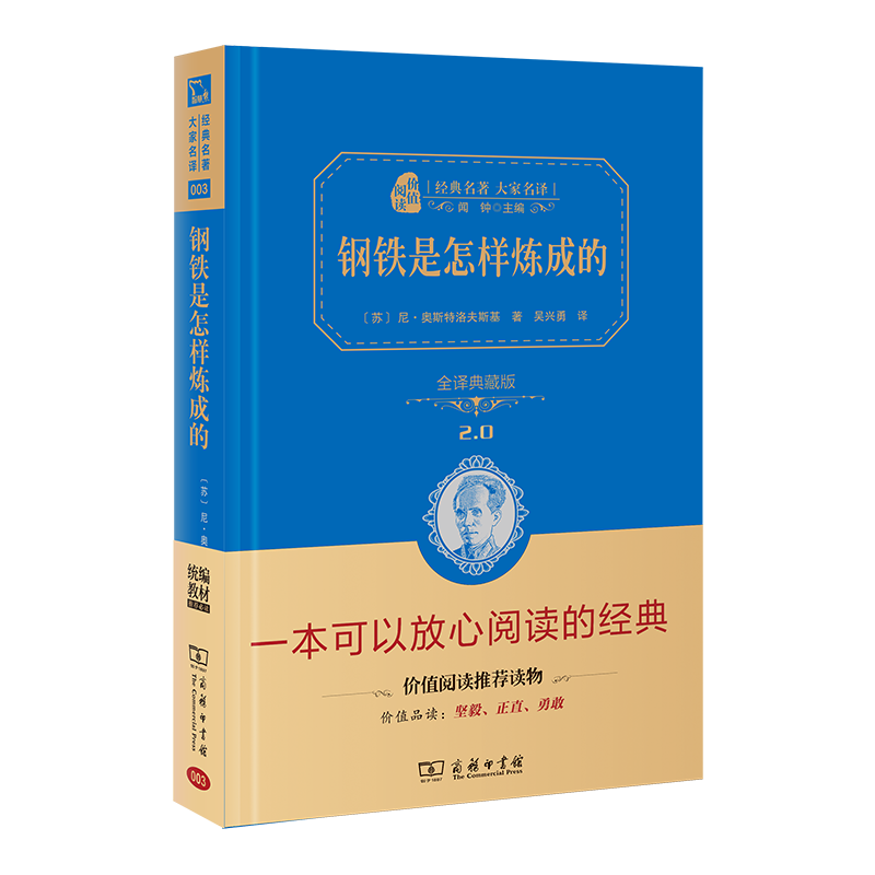 钢铁是怎样炼成的 新版 经典名著 大家名译（无障碍阅读 全译本精装 ）八年级下册阅读