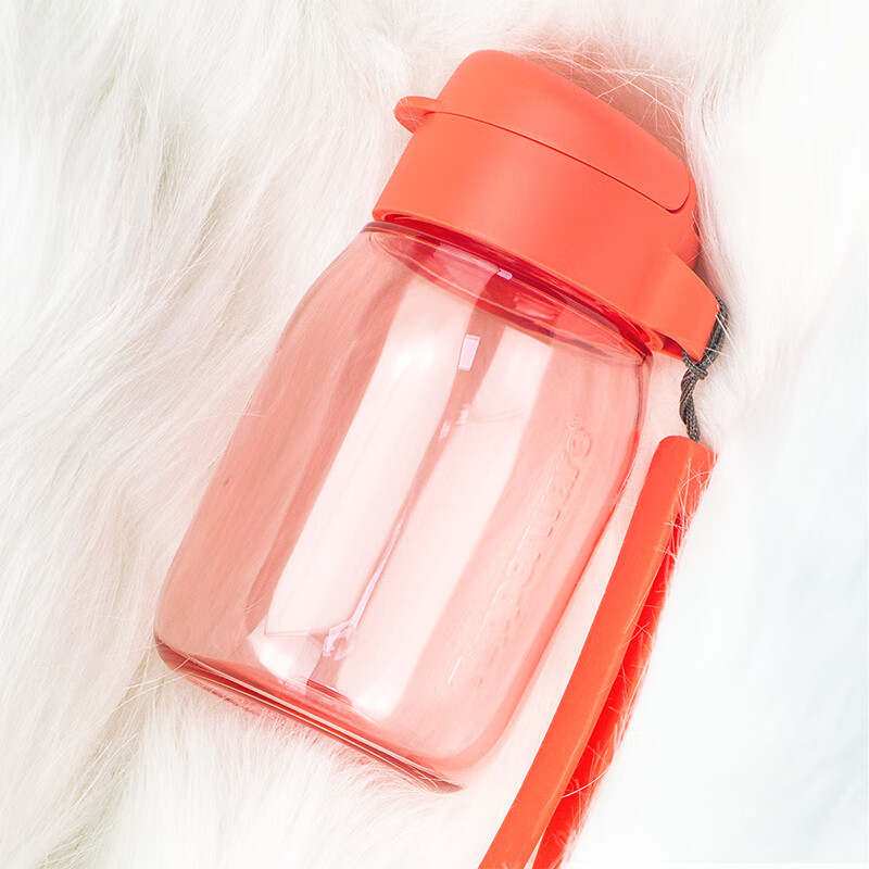 特百惠(tupperware) 嘟嘟企鹅杯学生儿童塑料水杯密封不漏可爱便携带