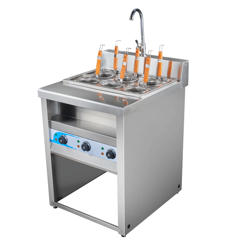 煜灿 麻辣烫设备商用电商用燃气煮面锅面条机商用煮面机 立式六头电热