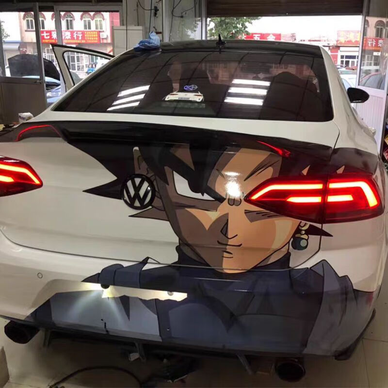 创京懿选定制汽车尾灯贴纸创意个性卡通车贴尾灯车贴潮流拉花车灯贴画