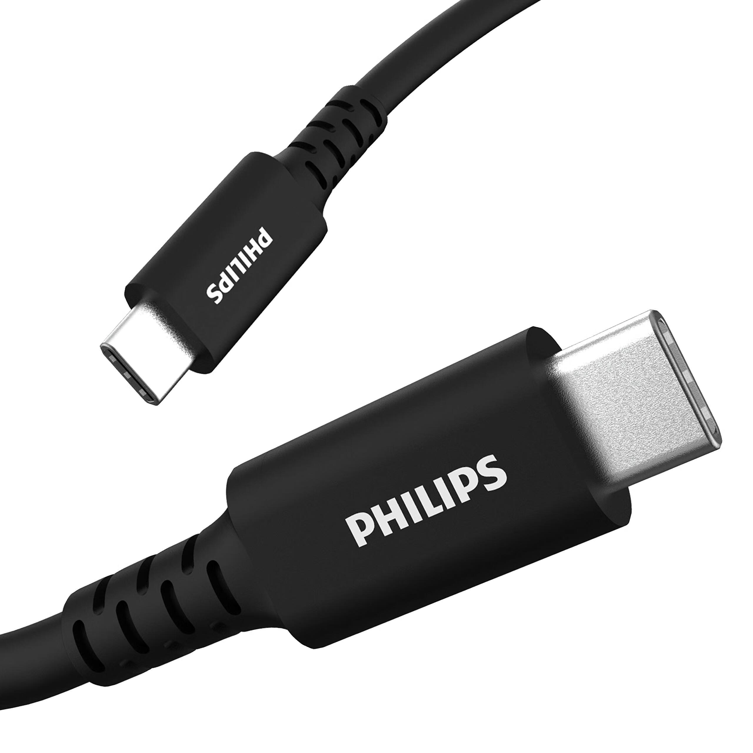 �����֣�PHILIPS�������� USB-C ת USB-C ����� 6Ӣ�� 60W USB-C ��֤ ���� iPad Pro MacBook Pro Galaxy 140.3Ԫ