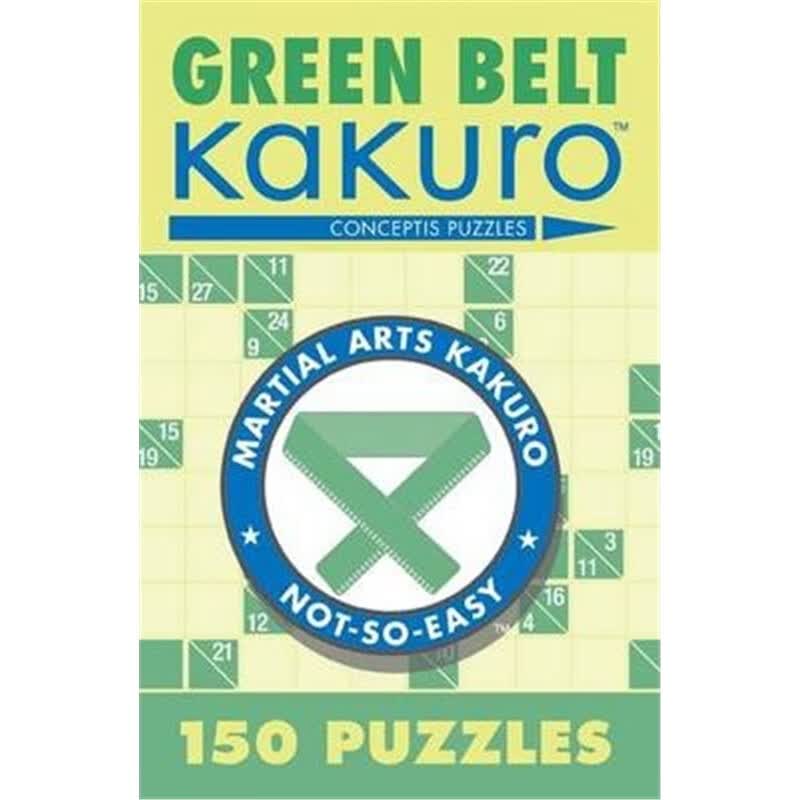 预订Green Belt Kakuro:150 Puzzles