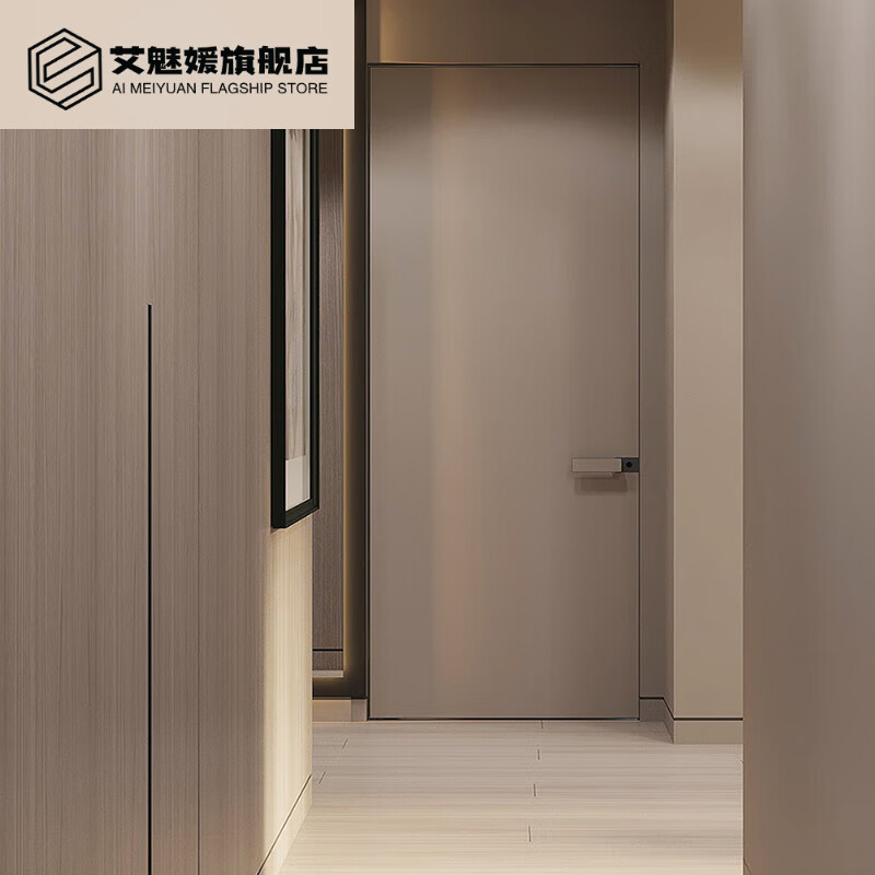 6铝线条 木质套板 门扇铝龙