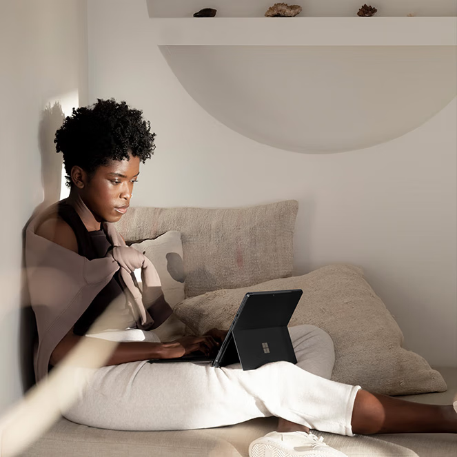 微软Surface Pro7/7+/6/5/4/3原装键盘盖 原厂磁吸键盘 12.3英寸平板 灰钴蓝键盘|盒装|店保一年