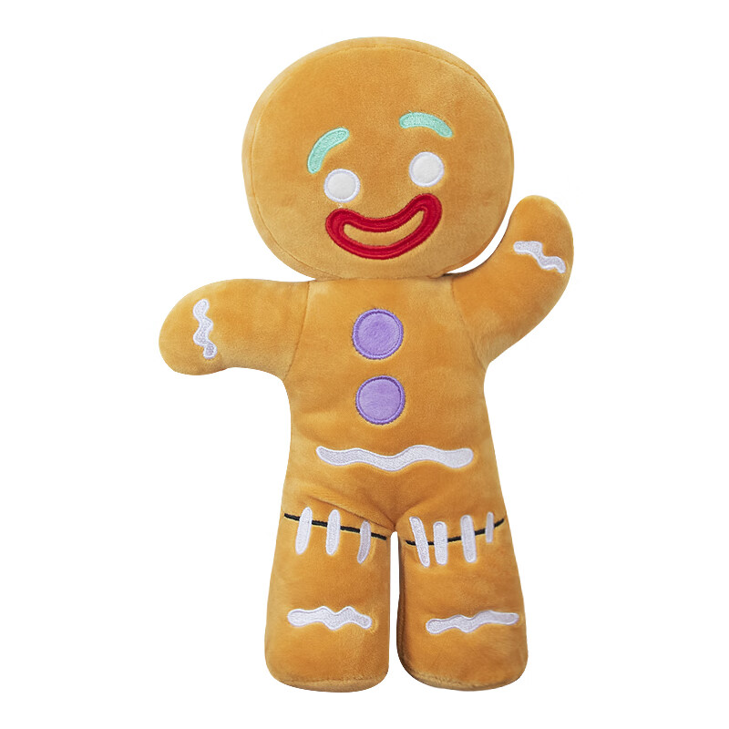 饼干人抱枕可爱姜饼人毛绒玩具公仔饼干玩偶人形娃娃摆件女孩礼物