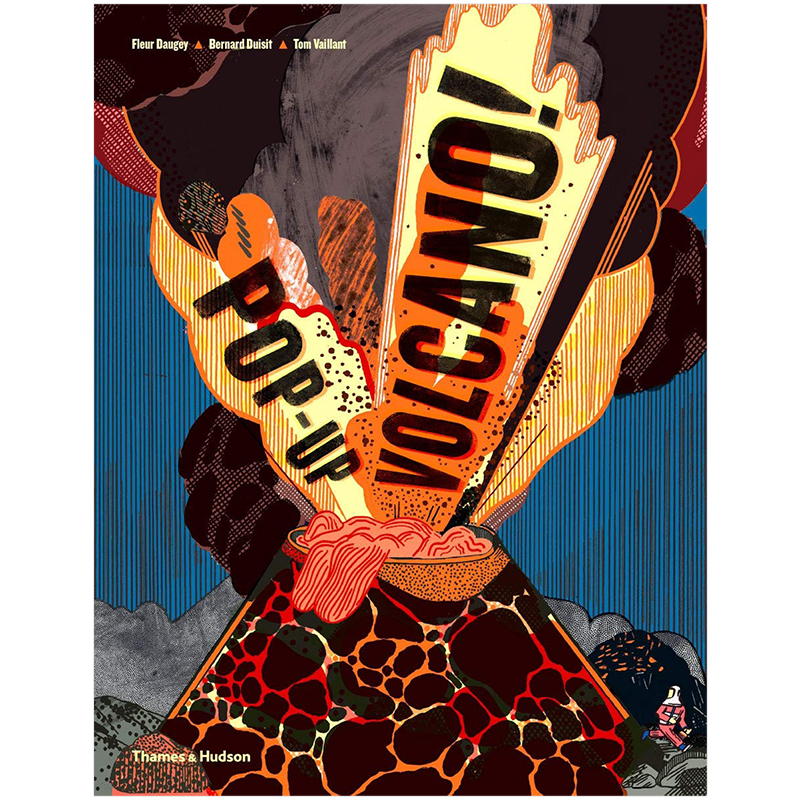 【现货】火山爆发立体书 Pop-Up Volcano! 英文原版 儿童自然科普百科读物 立体纸艺机关360°呈现火山全景图书