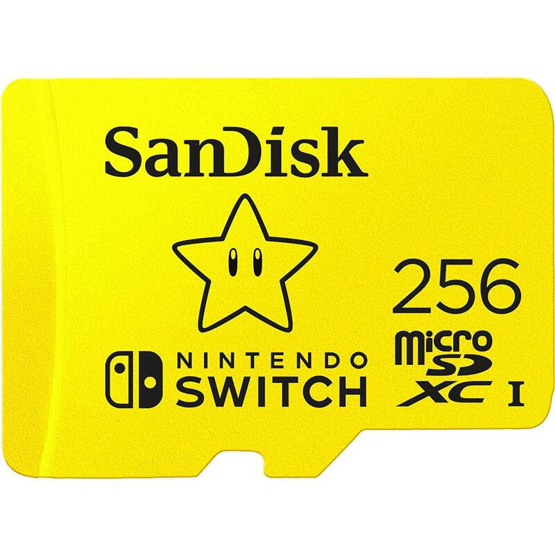 闪迪（SanDisk）【日本直邮】闪迪存储卡 microSDXC闪存卡switch用存储卡读取速度0~100MB/s SDSQXAO-256G-GNCZN