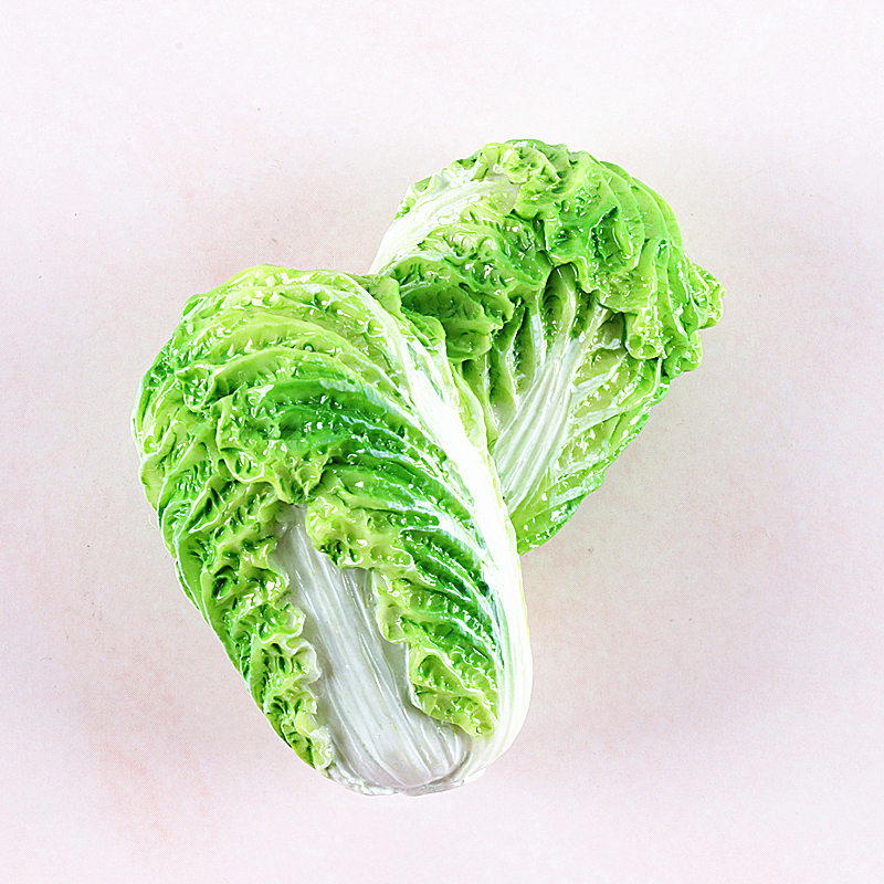 吾礼 卡通可爱创意蔬菜冰箱贴立体磁性贴装饰贴 大白菜 中号