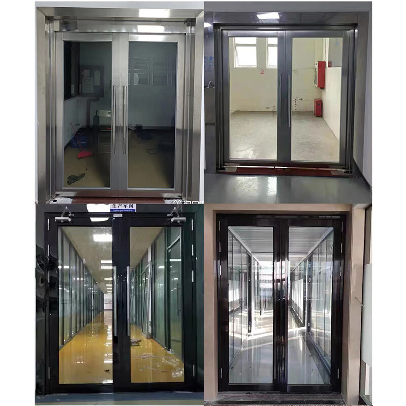 仁聚益定制不锈钢玻璃防火门甲级钢制防火门ktv商场工程消 定制