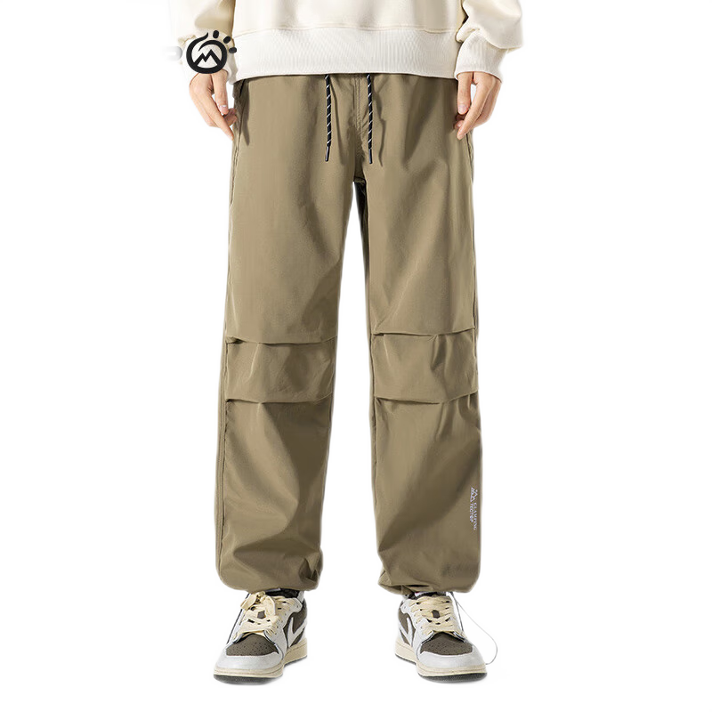 探拓（TECTOP）速干裤运动男裤子春夏季款透气户外通勤跑步休闲训练长裤 男款黑色 S